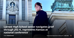 Larned High School senior navigates grief through JAG-K, represents Kansas at national conference