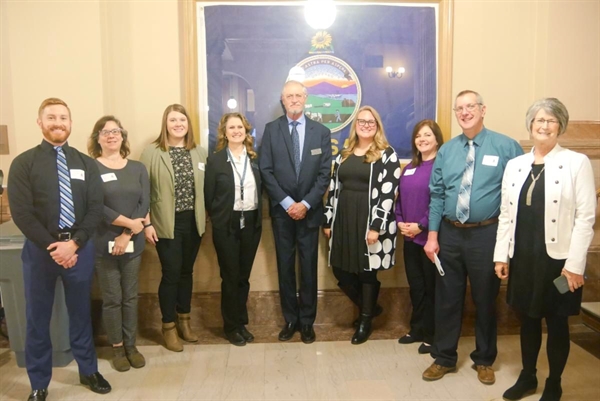 School mental health professionals gather for Advocacy Day at the Kansas Statehouse