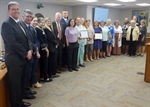 KSDE’s Child Nutrition and Wellness team honors three school districts