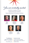 Reception will honor incoming, re-elected State Board of Ed members