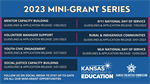 Kansas Volunteer Commission announces 2023 mini-grant series