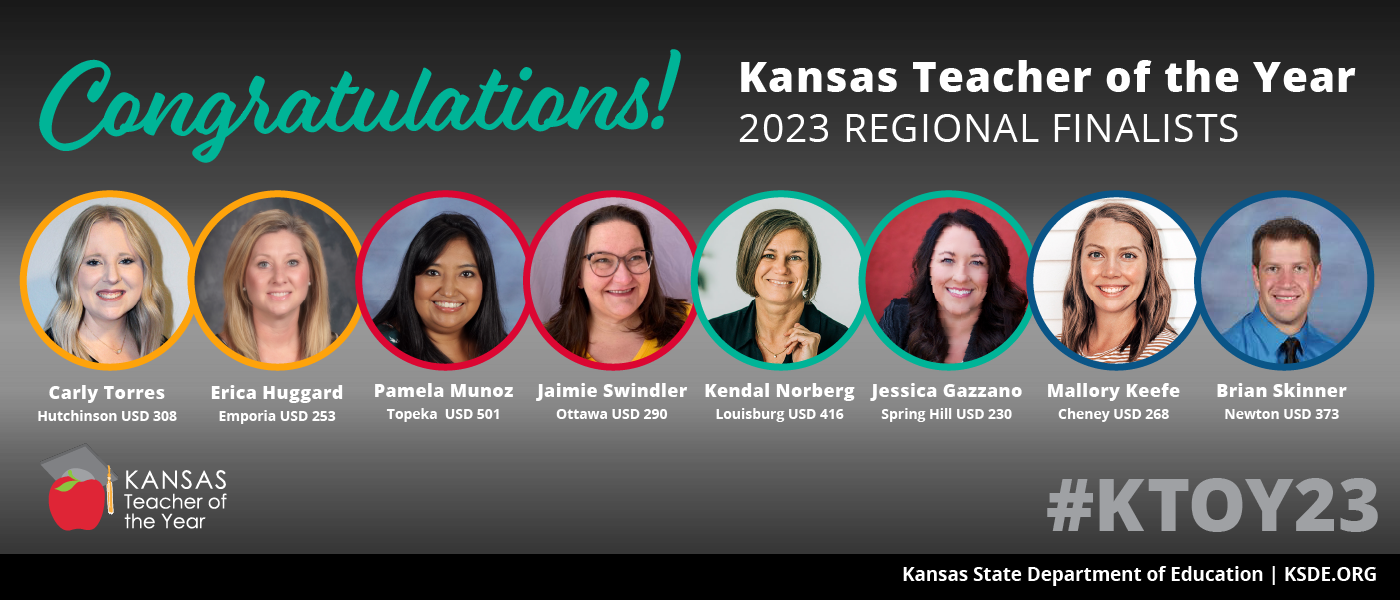 2023 Kansas Teacher of the Year to be named Saturday during special ceremony in Wichita