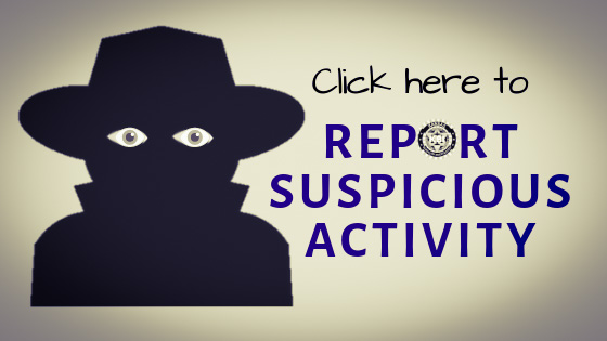 Click here to report suspicious activity